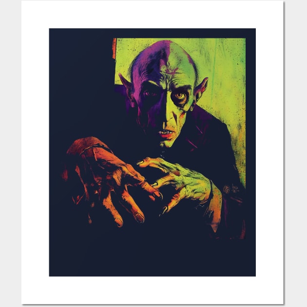 Nosferatu - Retro Style Original Art Wall Art by DankFutura